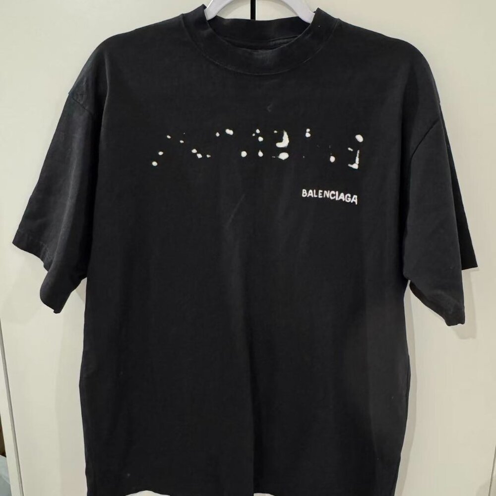 Balenciaga Black Fade Tee